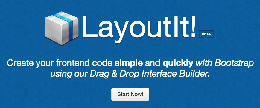 Herramienta online para crear un mockup o maqueta HTML usando drag&drop